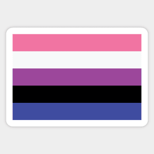 Genderfluid Pride Flag Sticker